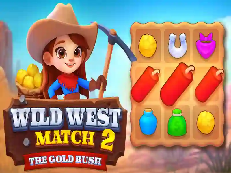 Logħba Wild West Match 2: The Gold Rush onlajn