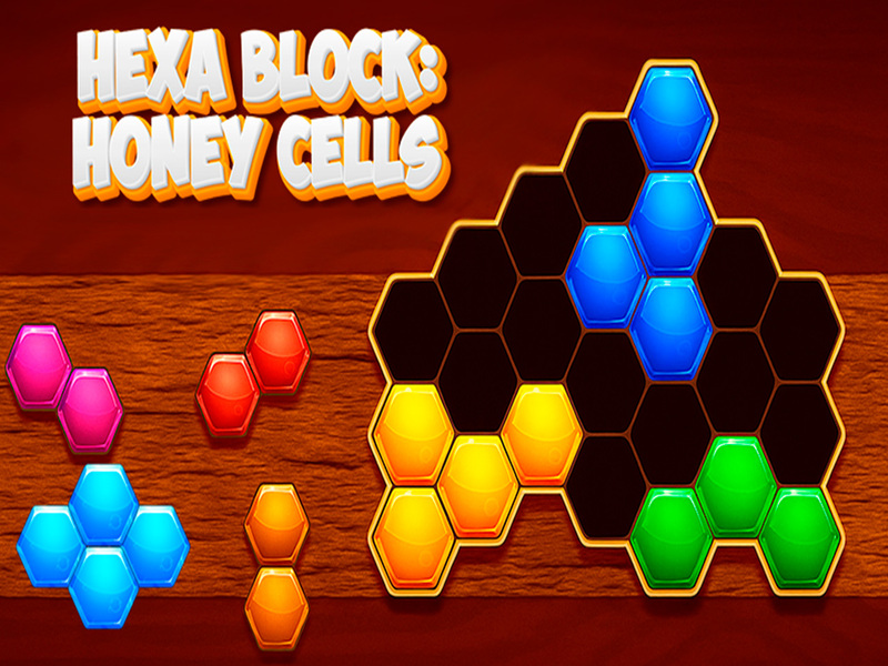 Logħba Hexa Block: Honey Cells onlajn