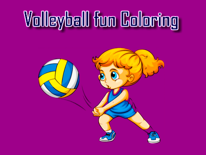 Logħba Kulur divertenti tal-volleyball onlajn
