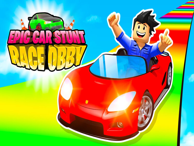 Logħba Karozza epika stunt race obby onlajn