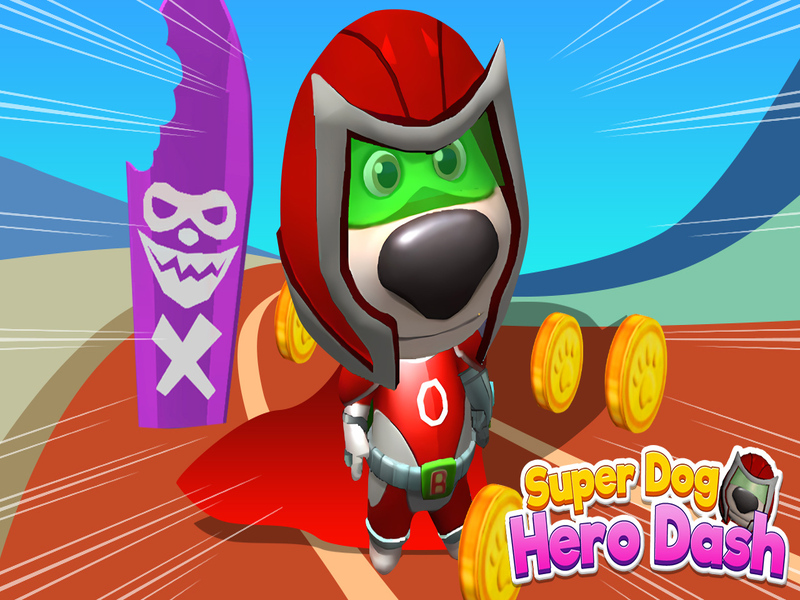 Logħba Super Dog Hero Dash onlajn