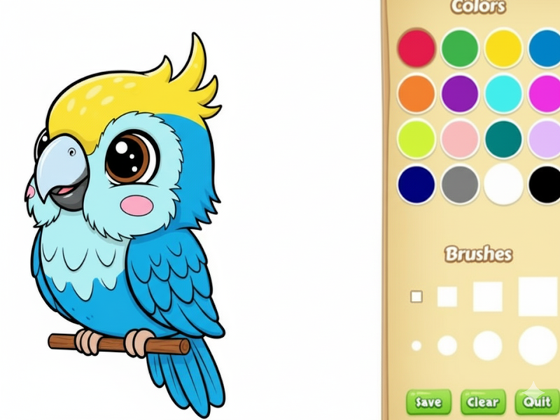 Logħba Ktieb tal-Kulur tal-Annimali Kawaii onlajn