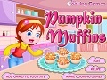 Logħba Muffins ta' pumpkin onlajn