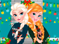 Logħba Sorelle Sweater Kbir ta' Christmas onlajn