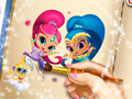 Logħba Kotba biex tonqos Shimmer u Shine onlajn