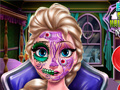 Logħba Makeup ta' Halloween ta' Elsa li Tgħannaq onlajn