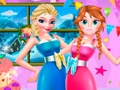 Logħba Jum speċjali għall-princess sisters onlajn