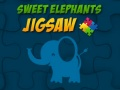 Logħba Puzzle tal-Elefanti Sweet onlajn