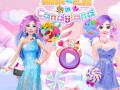 Logħba Barbie u Elsa fil-Pajjiż tal-Bonbons onlajn