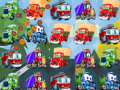 Logħba Trux Cartoons Match 3 onlajn