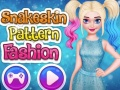 Logħba Moda b'pattern ta' ġilda tal-serp onlajn