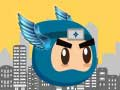 Logħba Flappy Superhero Dunk onlajn