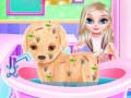 Logħba Kirurġija tal-Puppy tal-Baby Elsa onlajn