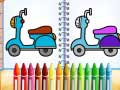 Logħba Ktieb tal-Kuluri tal-Bicycle Cute onlajn