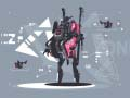 Logħba Guerrier Robot Alien Mipxuh onlajn