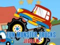 Logħba Puzzle Divertenti ta' Kamjunijiet Monstrosi onlajn