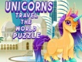 Logħba Unicorns Jivvjaġġaw Id-Dinja Puzzle  onlajn