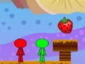 Logħba Stickman Ġemella Fil-Gżira tal-Frott 2 onlajn