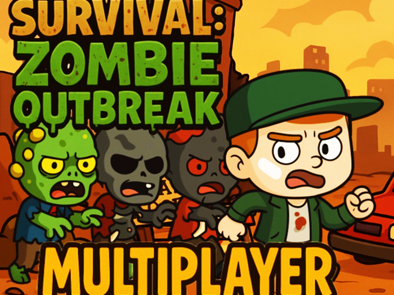 Logħba Multiplayer tat-tifqigħa tas-sopravivenza taż-zombie onlajn