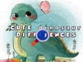 Logħba Differenzi tas-Dinozawri Cute onlajn