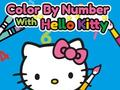 Logħba Kulur Skond Numru Ma' Hello Kitty onlajn