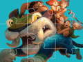 Logħba Il-Puzzle ta' Croods onlajn