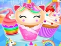Logħba Disinn tal-Kċejjen tal-Cupcake tal-Unicorn u s-Siren onlajn