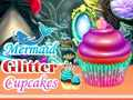 Logħba Cupcakes glitter mermaid onlajn