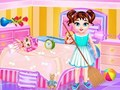 Logħba Baby Taylor Messy Home Clean Up  onlajn