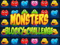 Logħba Sfida tal-Monsters Blocky onlajn