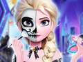 Logħba Tattoo tal-Partit Halloween ta' Elsa onlajn