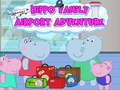 Logħba Avventura tal-Familja Hippo fl-Ajruport onlajn