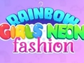 Logħba Moda Neon tal-Bniet Rainbow onlajn