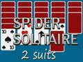Logħba Spider Solitaire 2 Suit onlajn