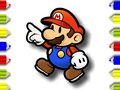 Logħba Terġa 'lura għall-iskola: Mario Coloring onlajn