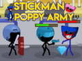 Logħba Stickman kontra l-armata Poppy onlajn