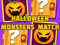 Logħba Halloween Monsters Match onlajn