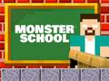 Logħba Skola tal-Monsters: Roller Coaster & Parkour onlajn