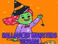 Logħba Puzzle ta' Monstros tal-Halloween onlajn