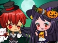 Logħba Koppja Chibi ta' Halloween onlajn