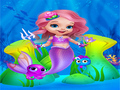 Logħba Cute Mermaid Girl Dress Up onlajn