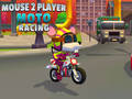 Logħba Mouse 2 Player Moto Racing onlajn