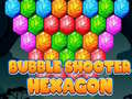 Logħba Bubble Shooter Hexagon onlajn