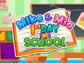 Logħba Mike u Mia: L-ewwel Jum fl-Iskola onlajn