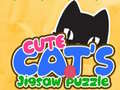 Logħba Puzzle ta' Cats Cute onlajn