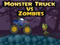 Logħba Monster Truck kontra Zombies onlajn