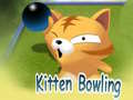 Logħba Bowling ta' kittens onlajn