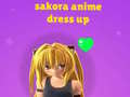 Logħba Sakora: Dress Up Anime onlajn