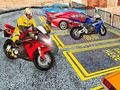 Logħba Logħba ta' Parkeġġi ta' Muturi Ħeżin fil-Belt 3D onlajn