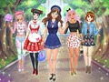 Logħba Dressing ta' Anime fil-Liċeo onlajn